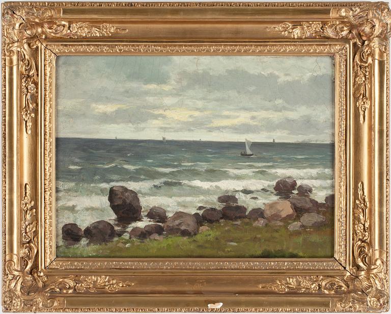 AUGUST JERNBERG, olja på duk.