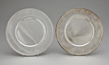 KUVERTTALLRIKAR, 2st, sterling silver, Sigurd Persson, Stockholm, 1956. Vikt ca1009g.