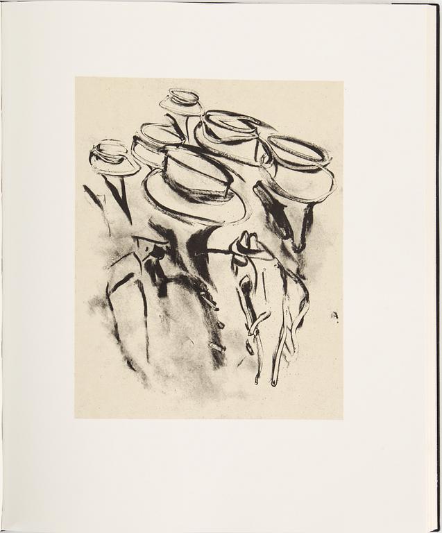 WILLEM DE KOONING, Poems by Frank O'Hara with litographs by Willem De Kooning, signerad och numrerad 174/550.