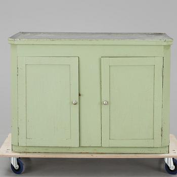 DISKBÄNK, omkring 1900.