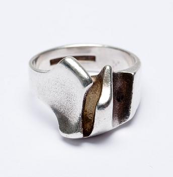 RING, sterlingsilver, Björn Weckström, Lapponia. Vikt ca 10 g.