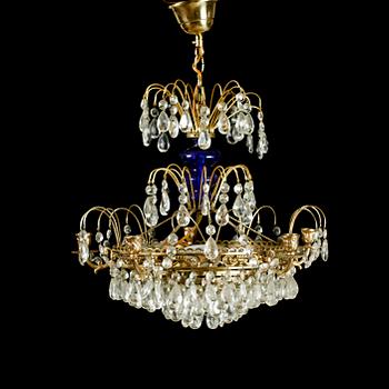 LJUSKRONA, empirestil, 1900-talets andra hälft, höjd ca 45 cm.