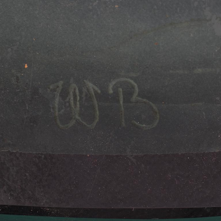 SOFFBORD, signerad "WB" samt daterad -54.