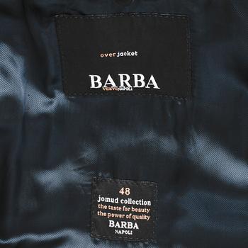 BARBA, a blue cotton jacket, size 48.