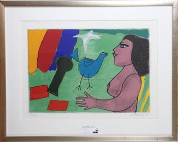 CORNEILLE, BEVERLOO. Serigrafi, sign o numr 85/150.