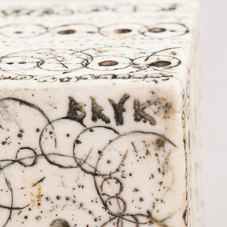 RUT BRYK, A ceramic spice jar, signed BRYK.