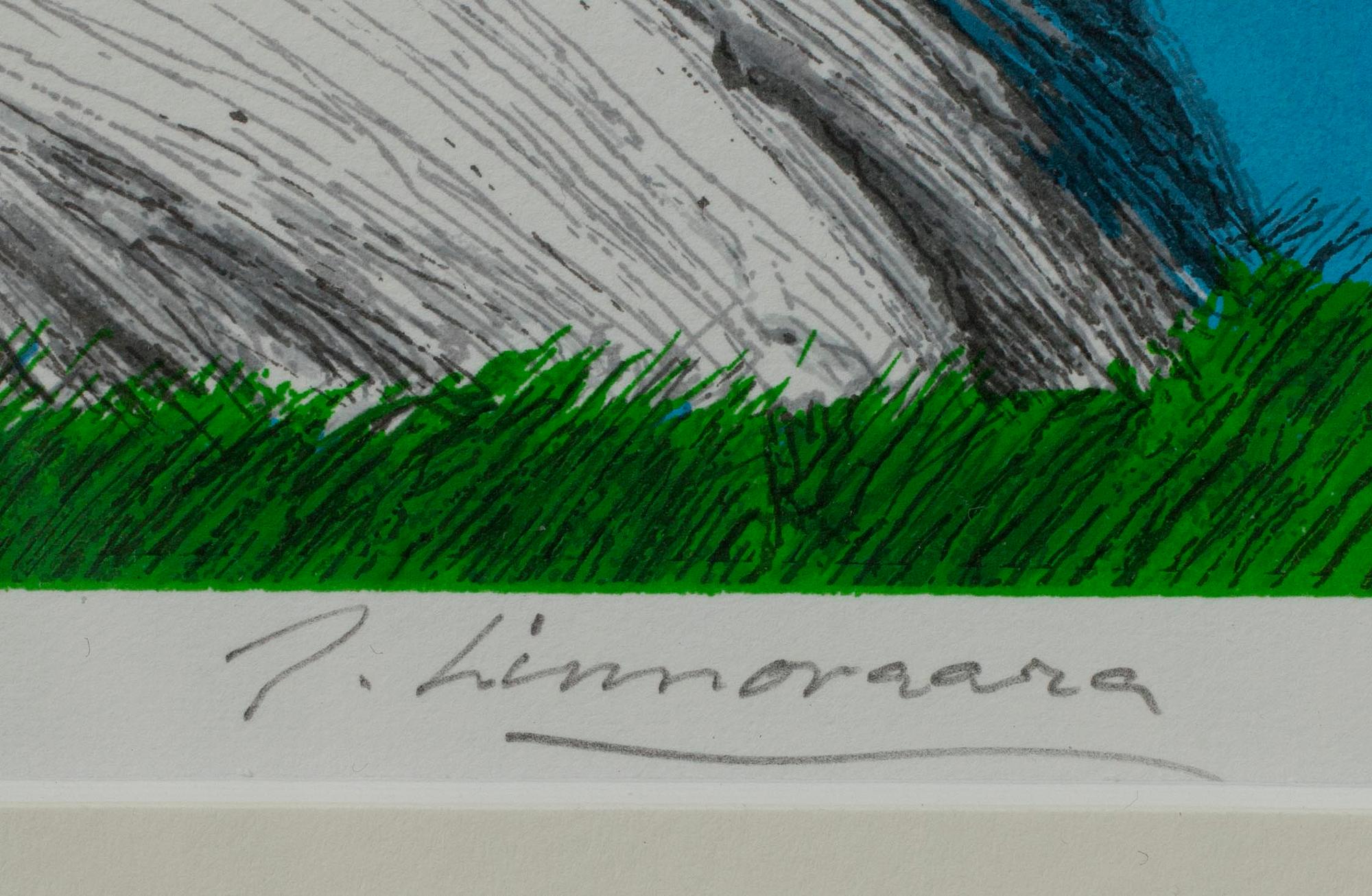 JUHANI LINNOVAARA, serigrafia, sign.