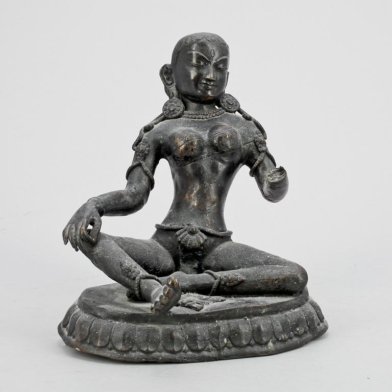 FIGURIN, brons, sannolikt Indien.