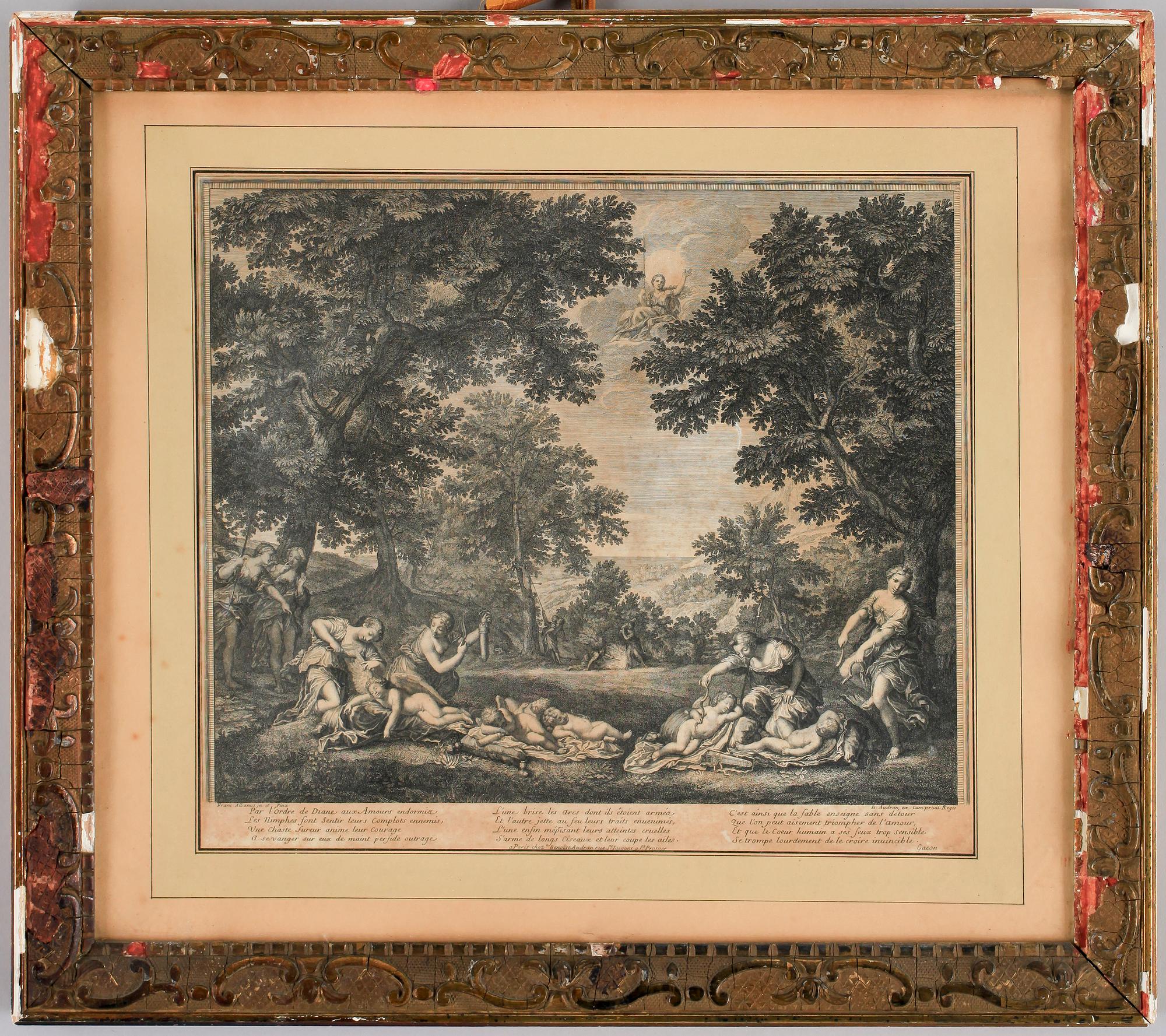 PARTI KOPPARSTICK OCH GRAFISKA BLAD, 7 st, 1700-1800-tal.