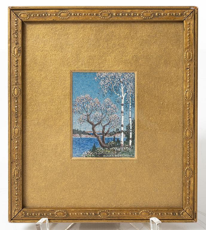 Oskar Bergman, Coastal Landscape.