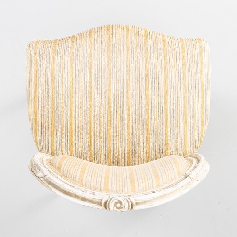 Stolar, ett par, Stockholmsarbeten, sent 1700-tal, Gustavianska.