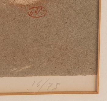 ARISTIDE MAILLOL, lithograph in colours, signed 16/75.