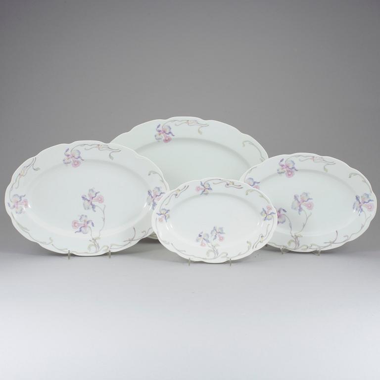 MATSERVIS, 57 delar, porslin, Rosenthal, 1900-talets första hälft.