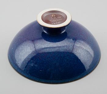 SKÅL, stengods, Sven Wejsfelt, Gustavsbergs studiohand, 1990.