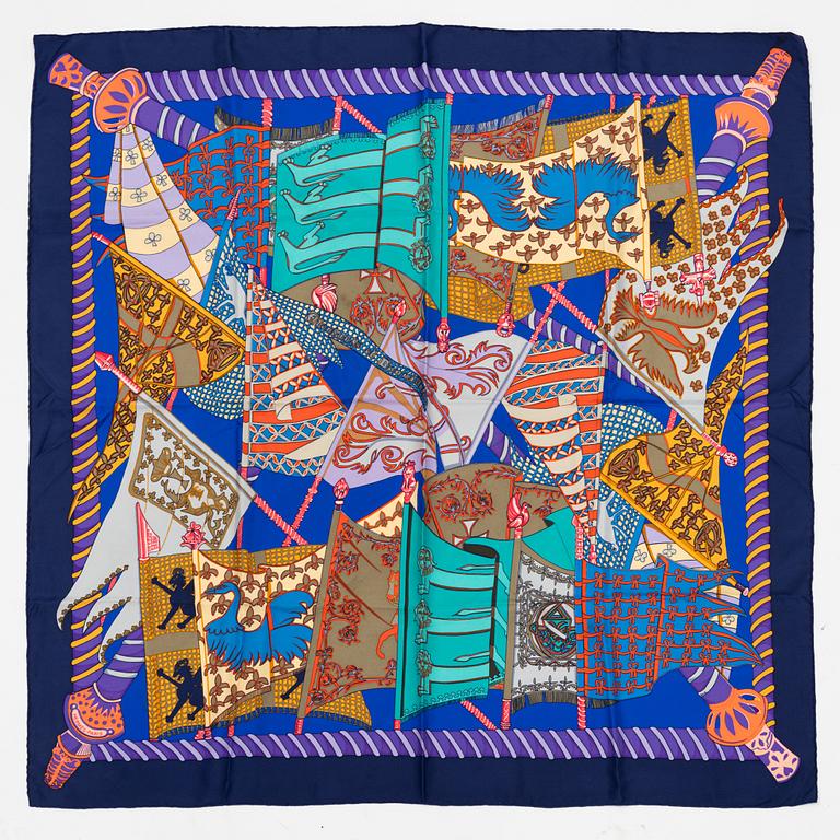 Hermès, scarf, "Etendards et Bannieres".