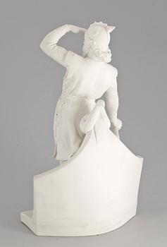 FIGURIN, parian, Gustavsberg 1896. Stämpelmärkt.