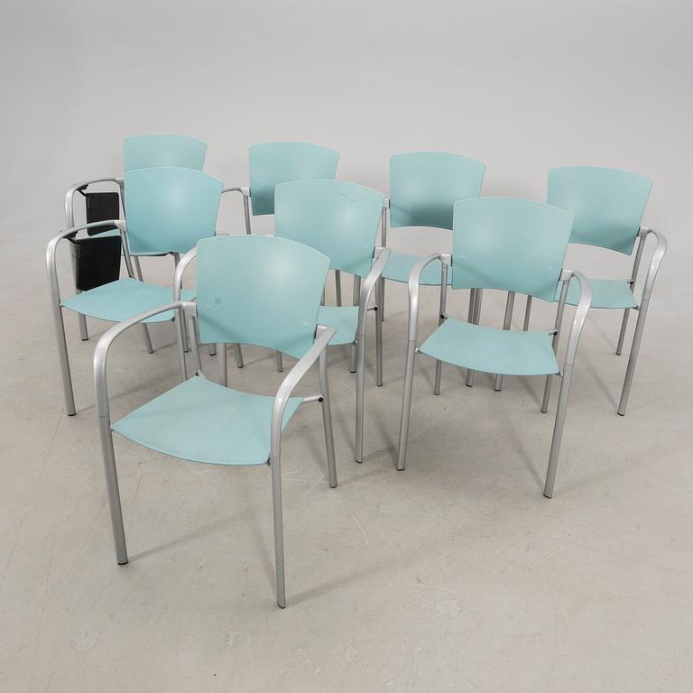 Chairs, 8 pieces, Enea Design Spain, 21st century.