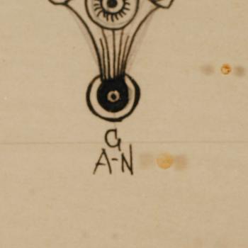 GÖSTA ADRIAN-NILSSON, 2 st, tuschteckningar, en monogramsignerad.