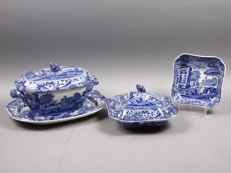 SERVIS, flintgods, 96 delar, "Spode´s Italian", Copeland, England.