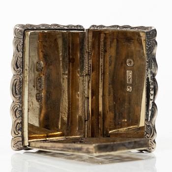 Dosor, 8 st, silver, Holland och England, mestadels 1800-tal.