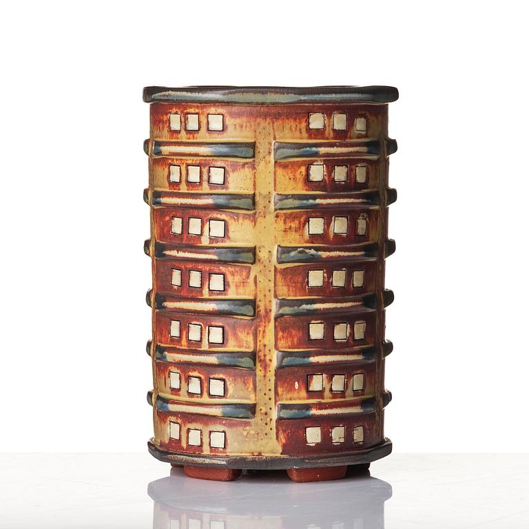 Wilhelm Kåge, a Farsta stoneware vase, Gustavsberg Studio 1958.