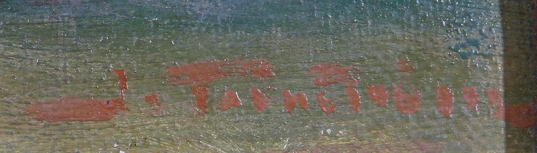 IDA TÖRNSTRÖM, olja på duk. Sign.