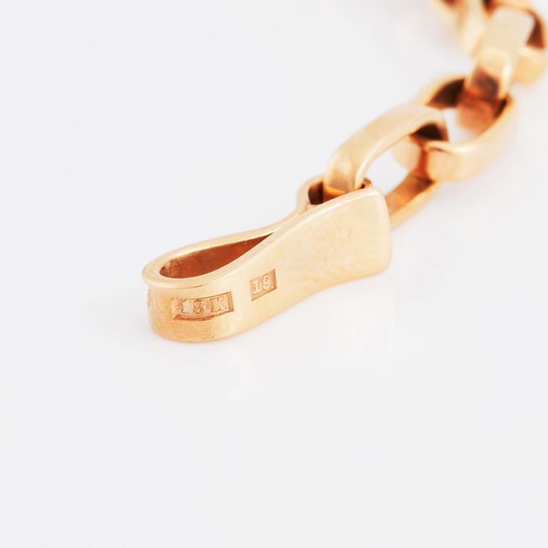 Sven-Erik Högberg, an 18K gold chain with a pendant  Göteborg 1962.