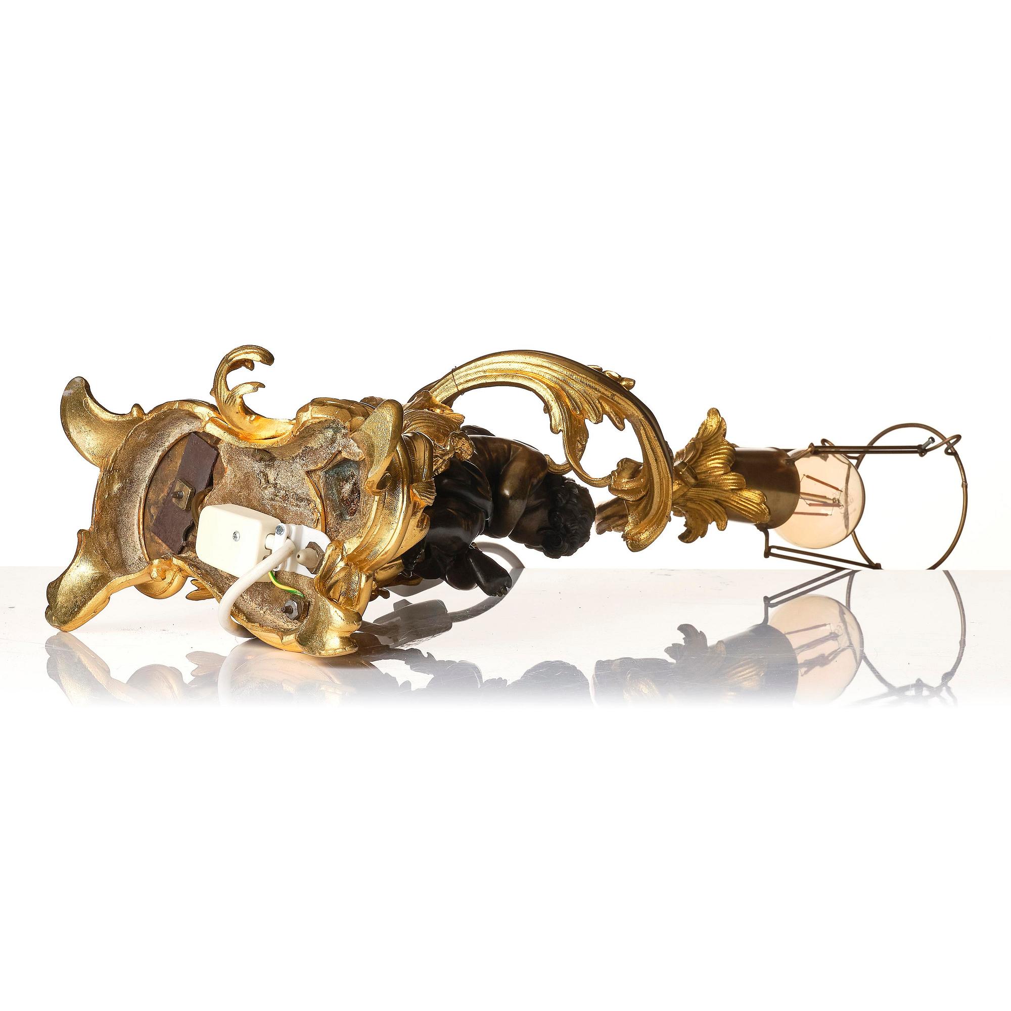 Bordslampa, Frankrike, 1800-talets slut, Louis XV-stil.