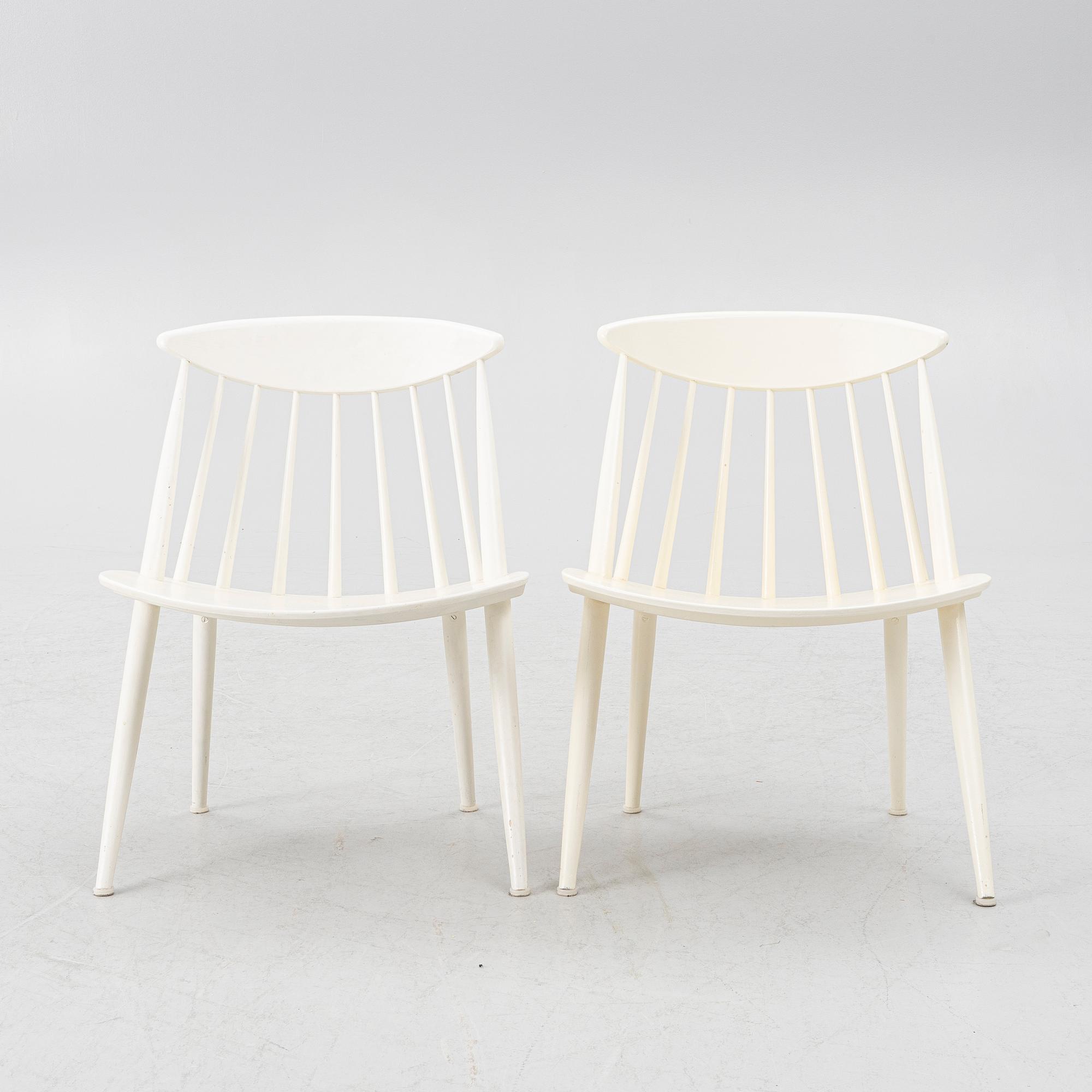 Gillis Lundgren, a pair of 'Jo' chairs, IKEA, 1960's.