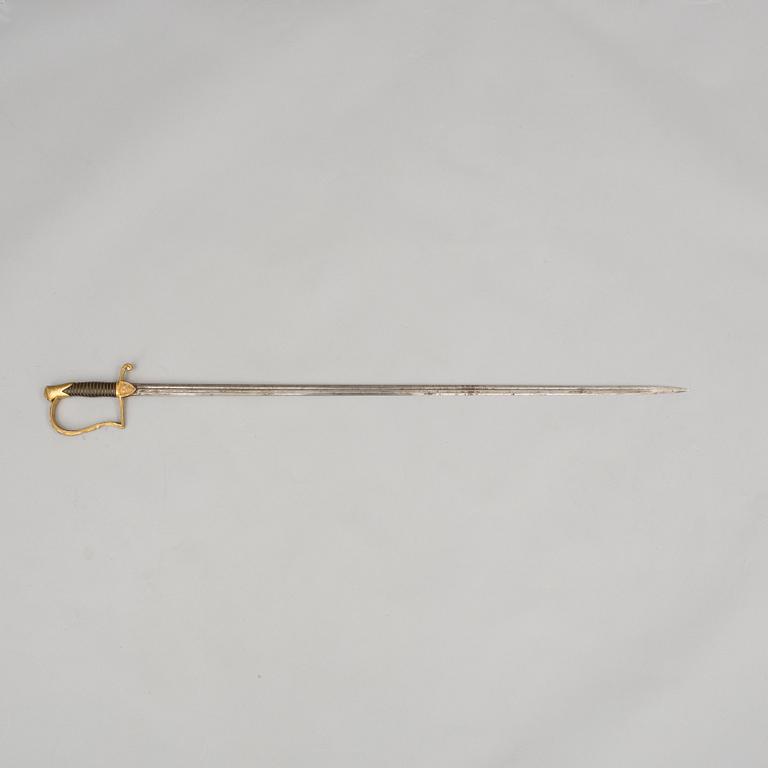 SABEL, m/1889, för officer vid artilleriet.