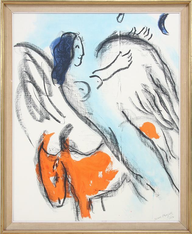 MARC CHAGALL, efter affisch. Sign och dat 1956 i trycket.
