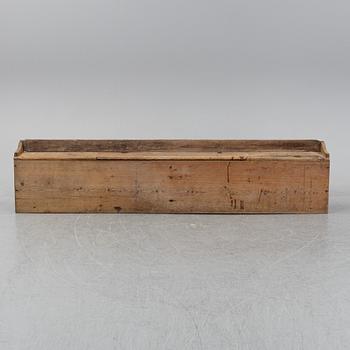 A provincial Swedish wooden sofa, later part of the 19th Century.