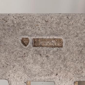 Marja Suna, bracelet, "Selma Bridge", silver, Kaunis Koru, Helsinki 2000.