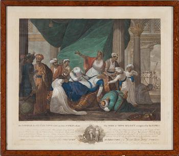 HENRY SINGLETON, after, 2 handcolored engravings by Laminet, early 19th century.