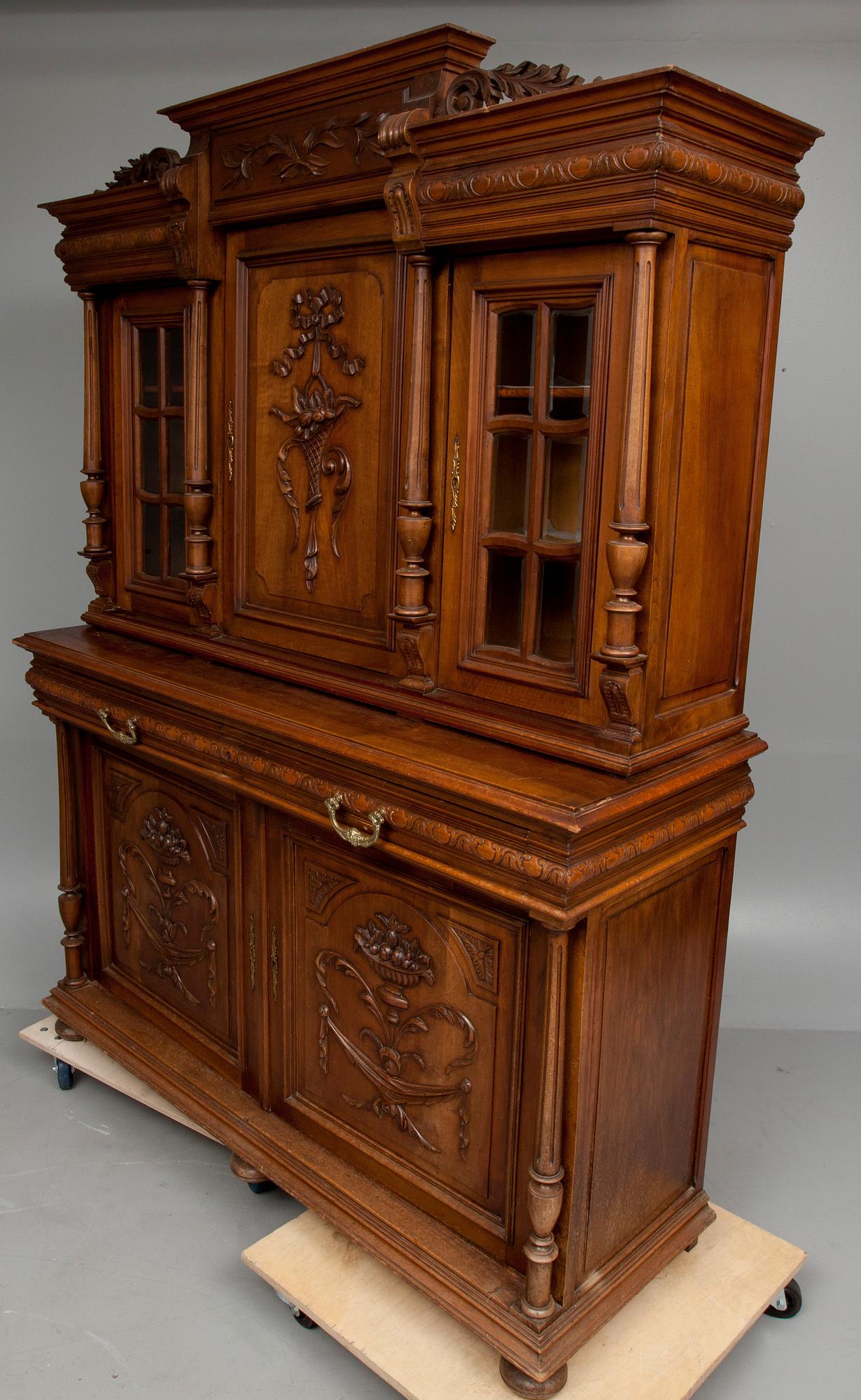 SKÅP, barockstil, sannolikt Tyskland 1900-tal.