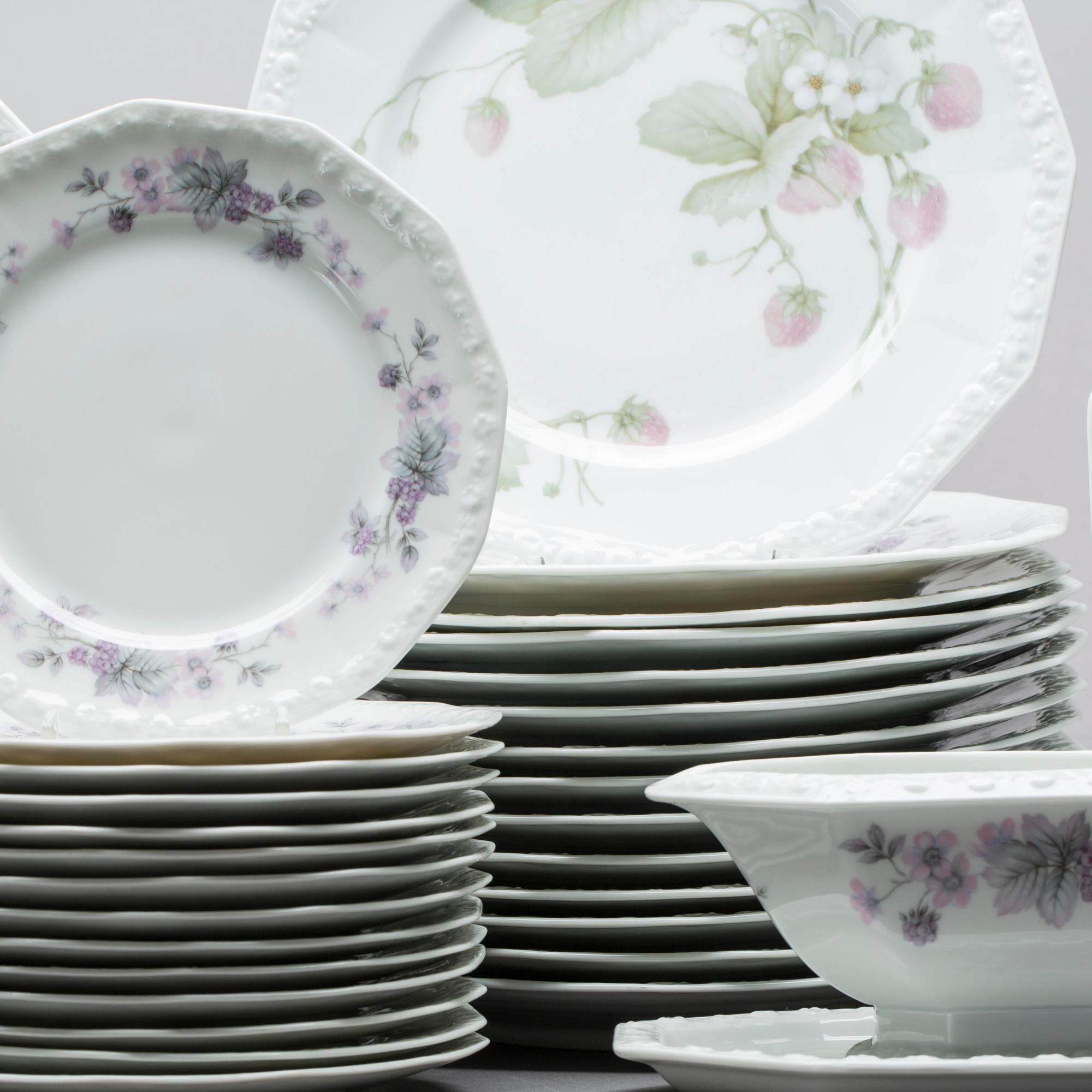 SERVIS, ca 45 delar, Maria Rosenthal, 1900-talets mitt, porslin.