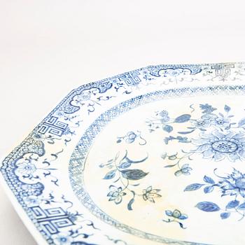 A Chinese Qianlong porcelain plate.