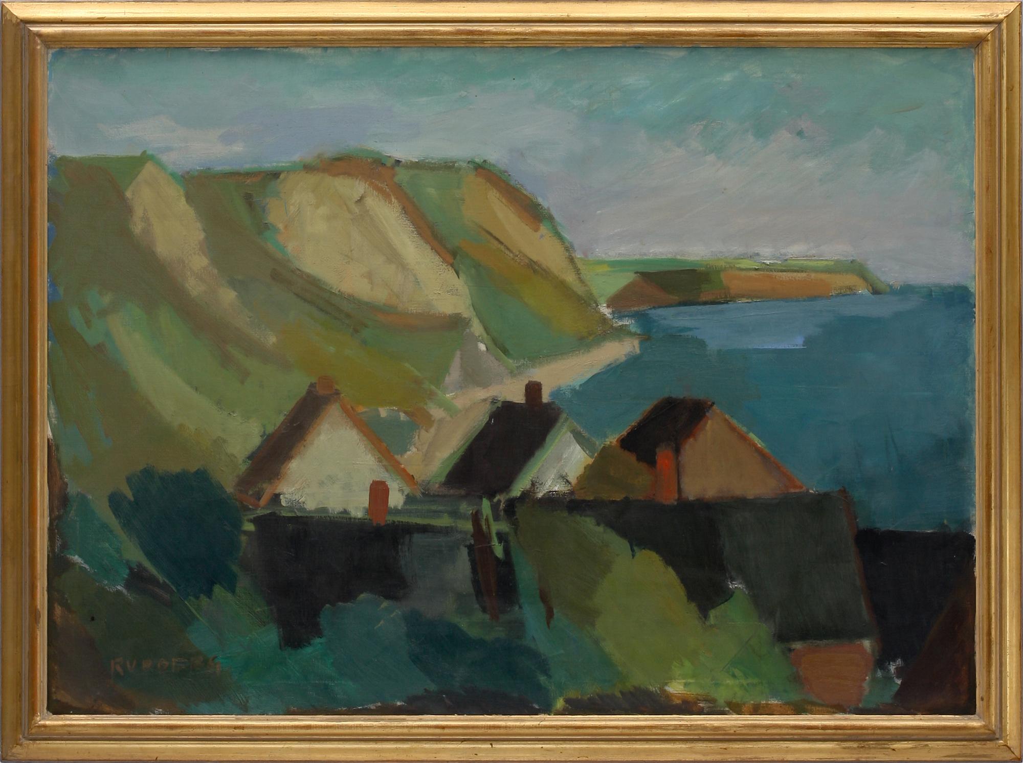 GUSTAV RUDBERG, olja på duk. Sign.