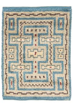 Sigvard Bernadotte, a carpet, knotted pile, ca 184 x 133 cm, signed SB.