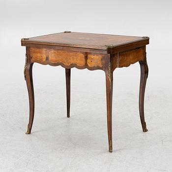Game table, Louis XV style, circa 1900.