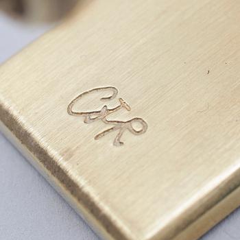 CARL FREDRIK REUTERSWÄRD, skulptur, "Non violence", monogramsignerad CFR, för Skultuna.