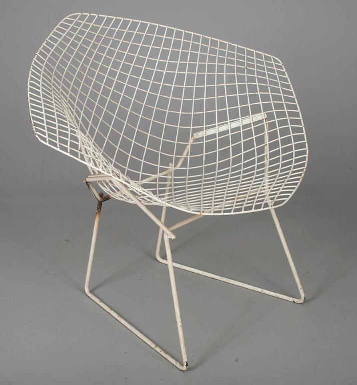 FÅTÖLJ, "Diamond chair" Harry Bertoia, 1900-talets senare hälft.
