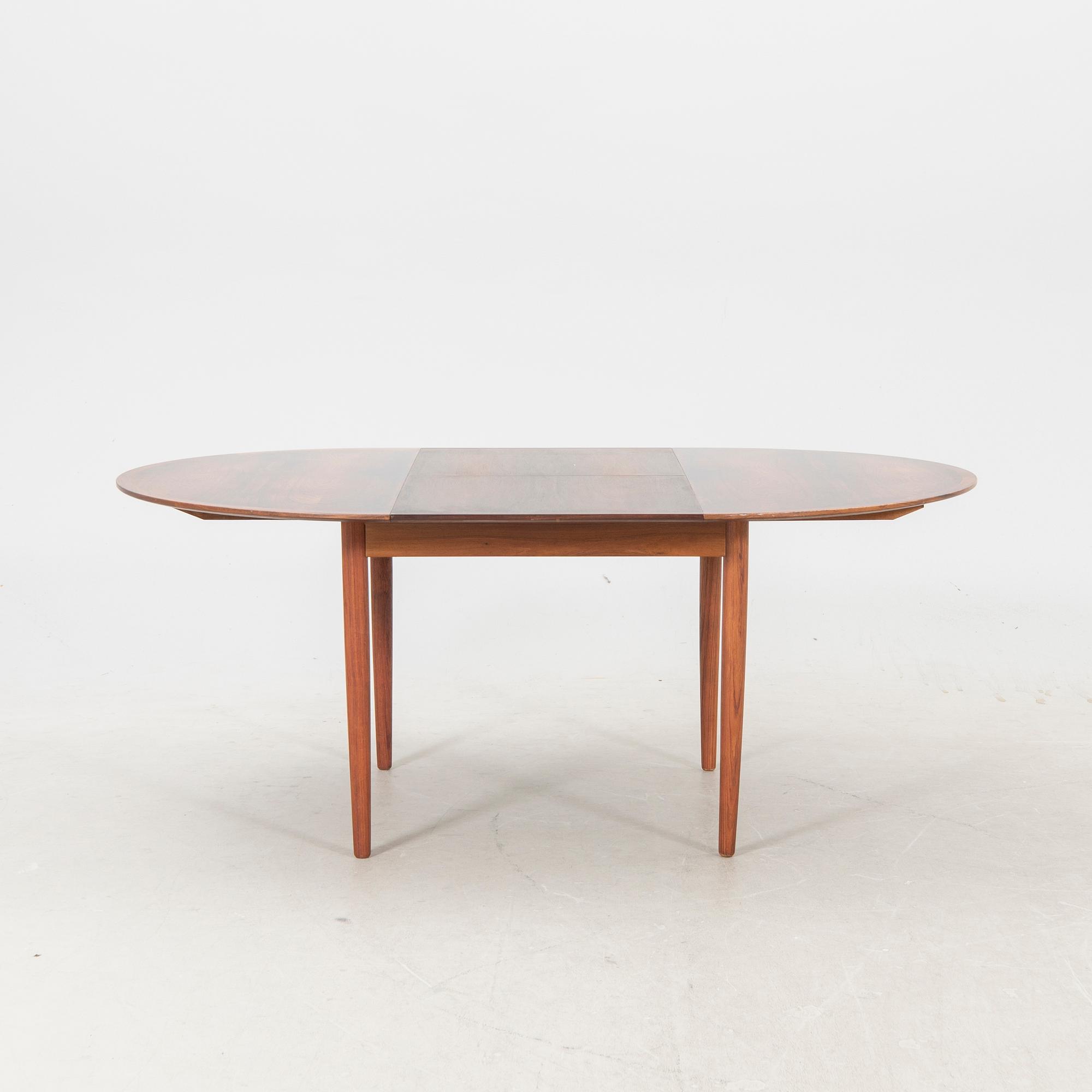 Grete Jalk,  a jacaranda dining table Denmark 1960/70s.
