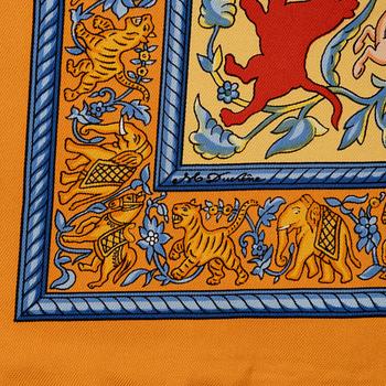 Hermès, scarf, "Chasse en Inde".