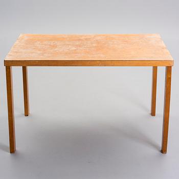ALVAR & AINO AALTO, Kirjoituspöytä, laatikosto ja jakkara 1930-50-luku.