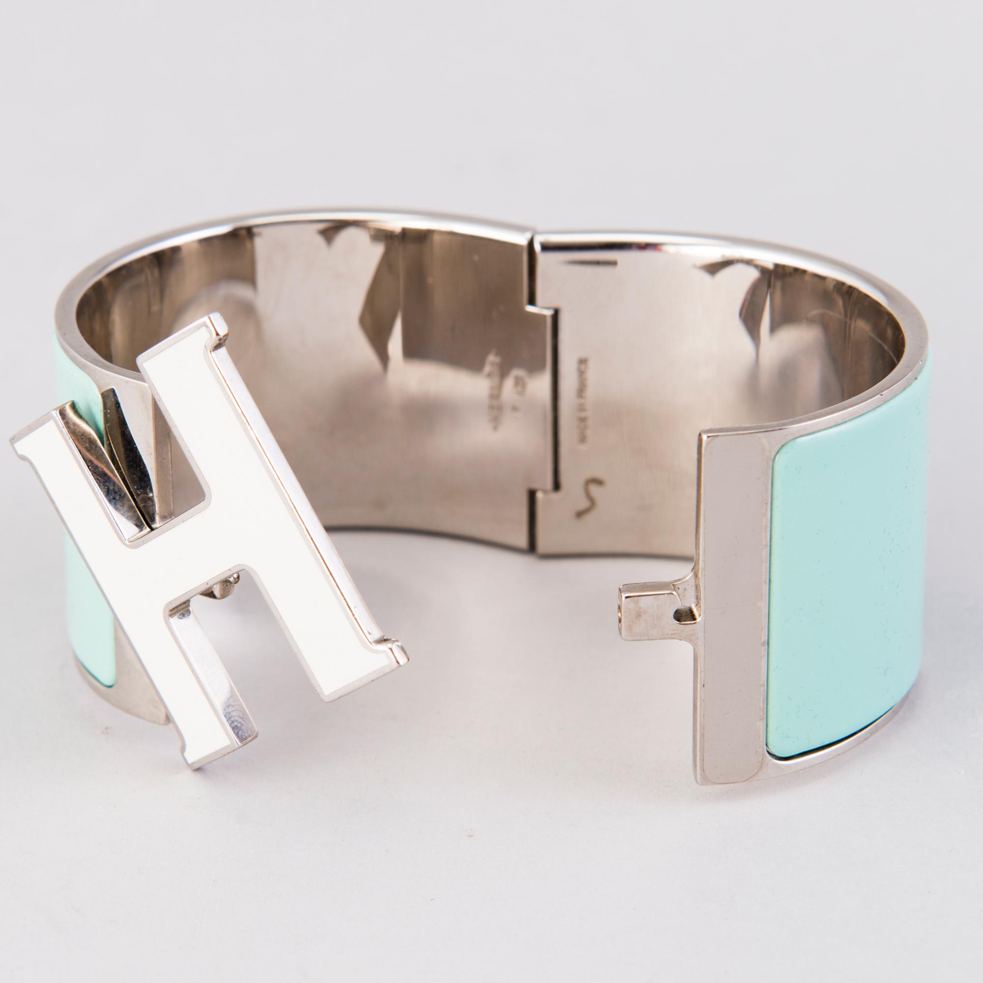 Hermes Clic H Bracelet (2012) Hermes Clic H Bracelet | eBay main image 2