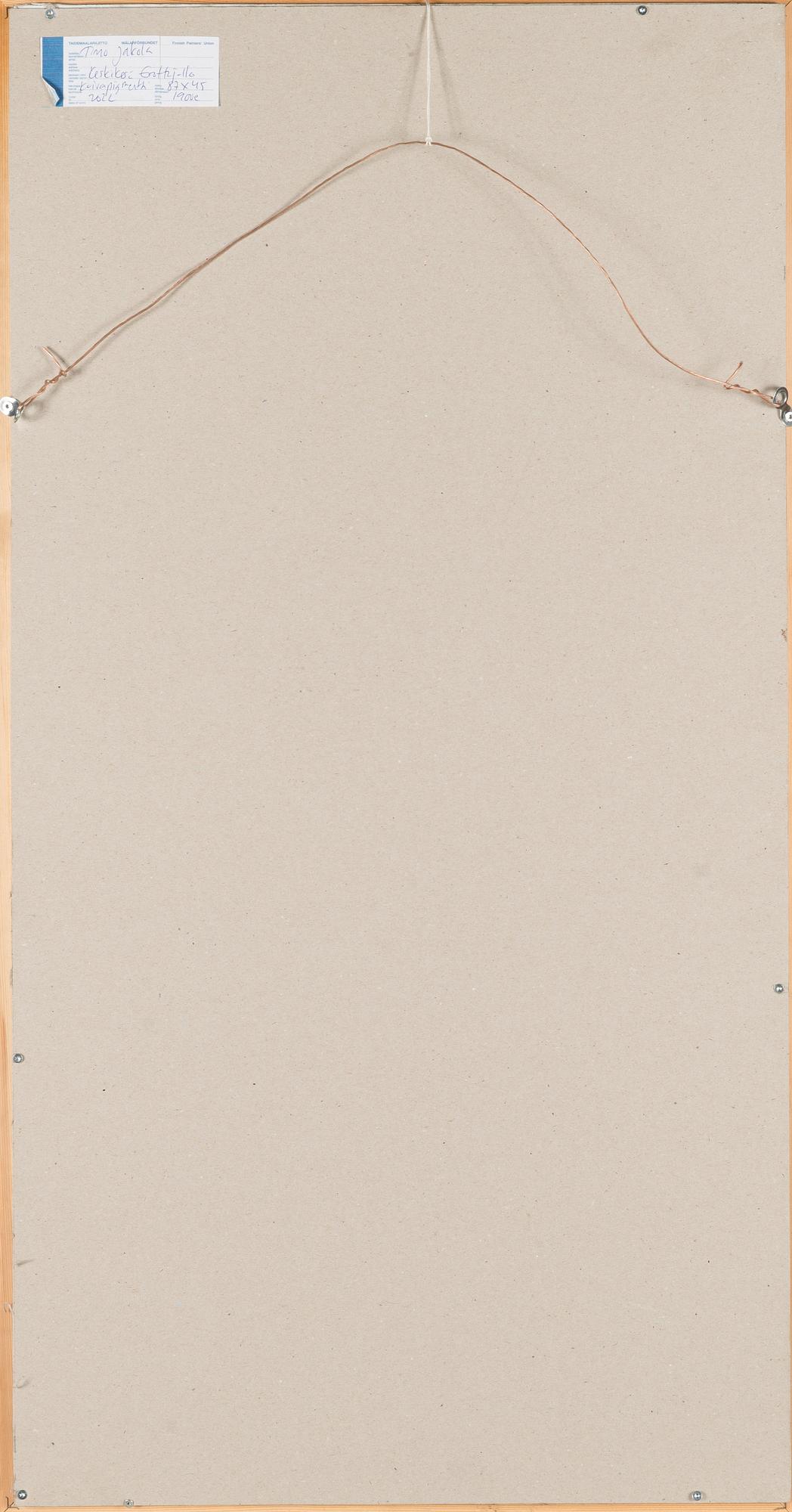 Timo Jakola,  pastel, signed and dated 2022.