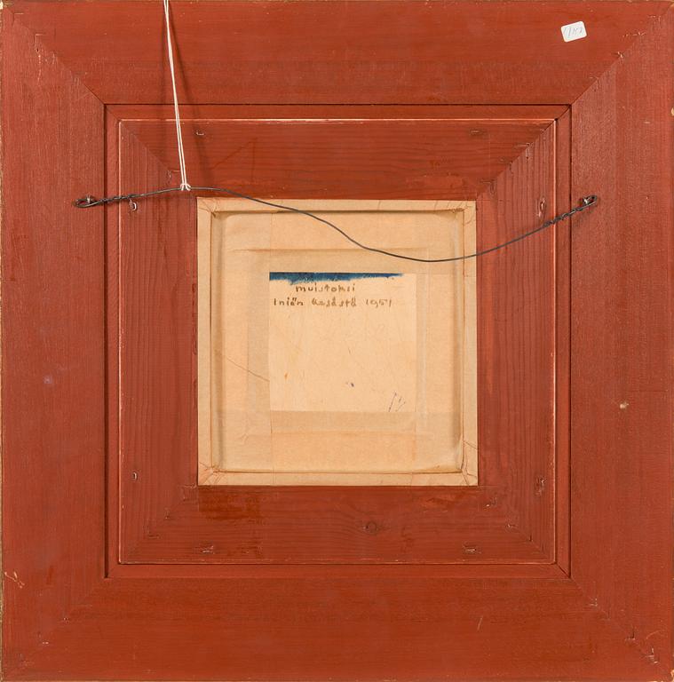 Ragnar Ungern, olja på pannå, signerad och daterad 1951.