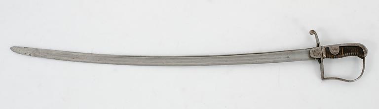 SABEL, Sverige, m/1831, för artilleriet.