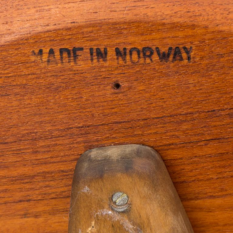 A second half of the 20th century teak table by Steen & Strøms Møbelfabrikk A/S, Norway.